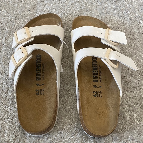 New with tag Birkenstock white strap sandals women’s size 9 & 11 - Picture 4 of 7